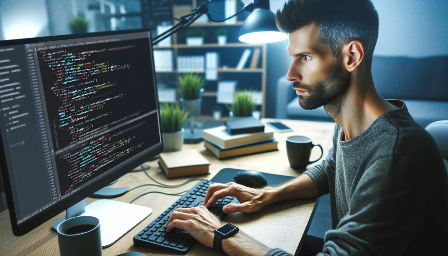 Datenbank Programmierer am PC